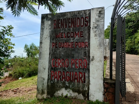 Cerro Pero Eingang Paraguari Paraguaydream
