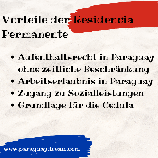 Residencia Permanente Paraguay Vorteile Paraguaydream